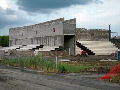 MJR Marketplace Cinema 20 - Ramps Under Construction From Kim Connell (newer photo)